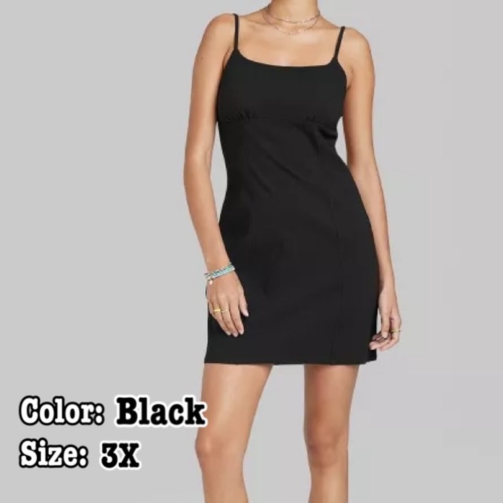Wild Fable Plus Size Sleeveless Woven Bodycon Dress